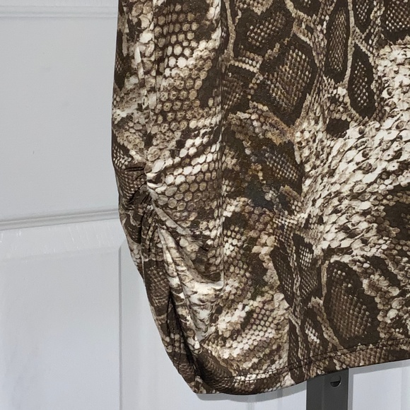 Brown and Tan Animal Print Top - Picture 9 of 10